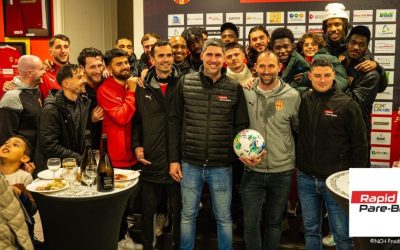 MOMENTS DE JOIE ET DE CONVIVIALITÉ ÂPRES « BLOIS vs ROMORANTIN »