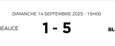 Coupe du Centre Seniors Résultat