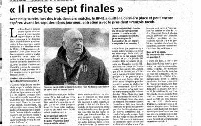LA NOUVELLE RÉPUBLIQUE – ARTICLE DE PRESSE