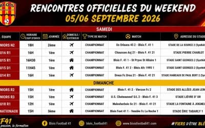 RENCONTRES DU 04/05 SEPTEMBRE 2026