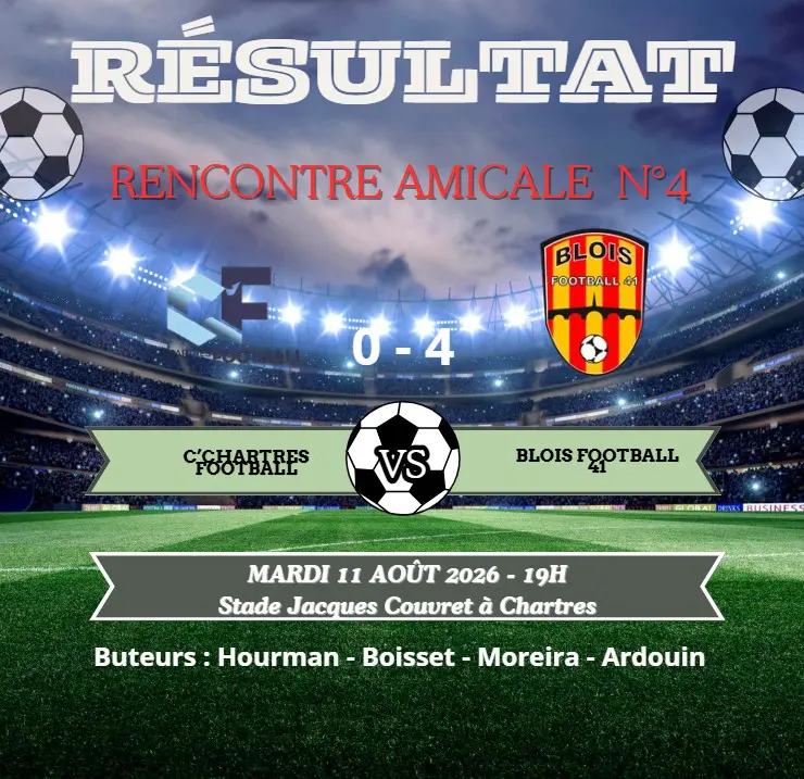 Résultat C'Chartres Football BF41