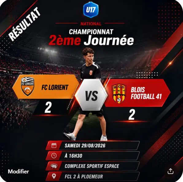 Résultat U17