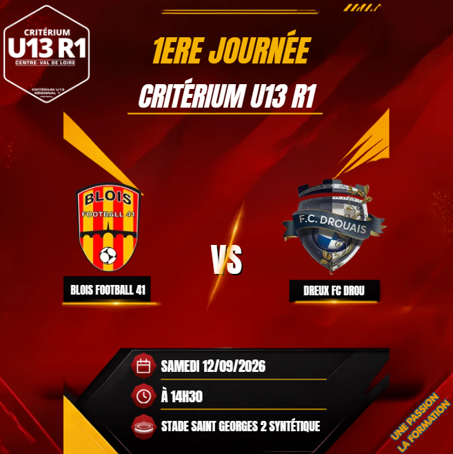 1ER Journée Critérium U13