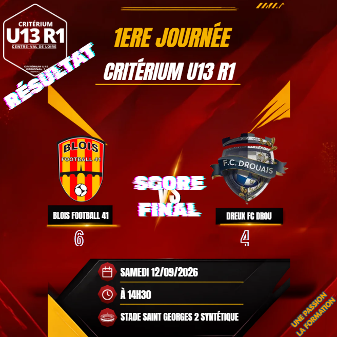 Résultat U13 R1