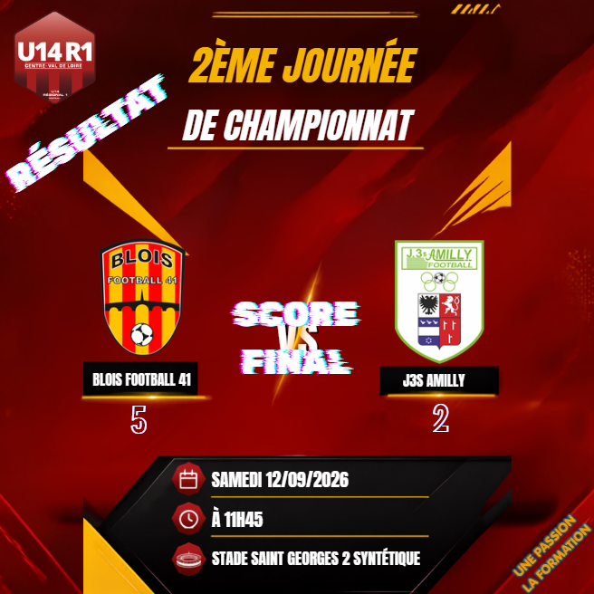 Résultat U14 R1